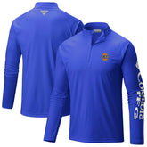 New York Knicks PFG Terminal Tackle Quarter-Zip Top Blue