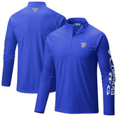 Oklahoma City Thunder PFG Terminal Tackle Quarter-Zip Top Blue