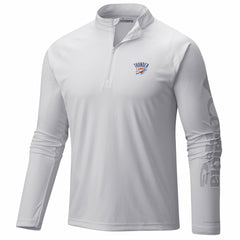 Oklahoma City Thunder PFG Terminal Tackle Quarter-Zip Top White