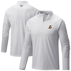 Los Angeles Lakers PFG Terminal Tackle Quarter-Zip Top White