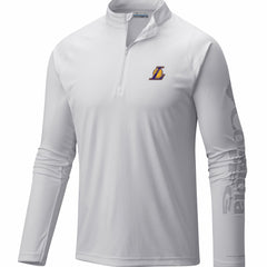 Los Angeles Lakers PFG Terminal Tackle Quarter-Zip Top White