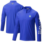 Philadelphia 76ers PFG Terminal Tackle Quarter-Zip Top Blue