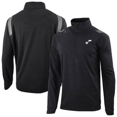 Utah Jazz Oakland Downs Omni-Wick Quarter-Zip Top Black