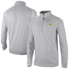 Los Angeles Lakers Oakland Downs Omni-Wick Quarter-Zip Top Gray