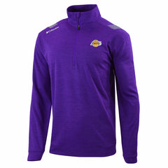Los Angeles Lakers Oakland Downs Omni-Wick Quarter-Zip Top Purple
