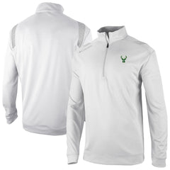 Milwaukee Bucks Oakland Downs Omni-Wick Quarter-Zip Top White