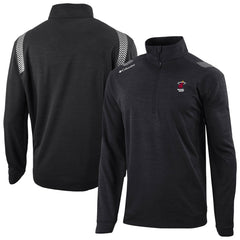 Miami Heat Oakland Downs Omni-Wick Quarter-Zip Top Black