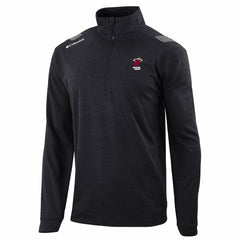 Miami Heat Oakland Downs Omni-Wick Quarter-Zip Top Black