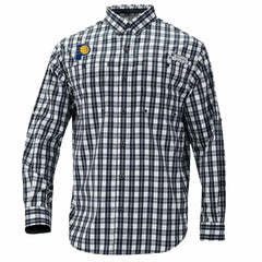Indiana Pacers Super Tamiami Omni-Shade Long Sleeve Button-Down Shirt Navy