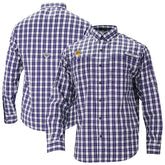 Los Angeles Lakers Super Tamiami Omni-Shade Long Sleeve Button-Down Shirt Purple