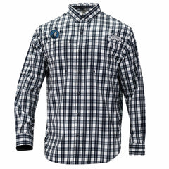 Minnesota Timberwolves Super Tamiami Omni-Shade Long Sleeve Button-Down Shirt Navy