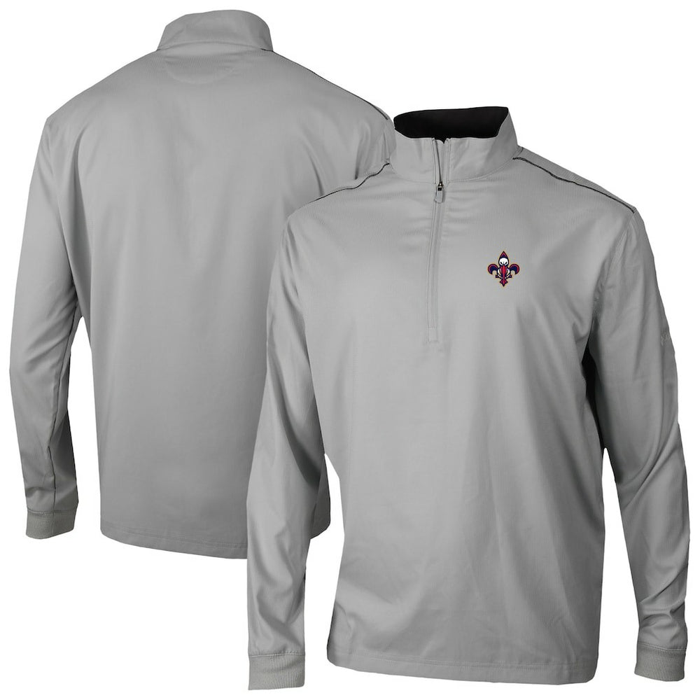 New Orleans Pelicans Omni-Wick Bogey's Paradise Quarter-Zip Top Gray