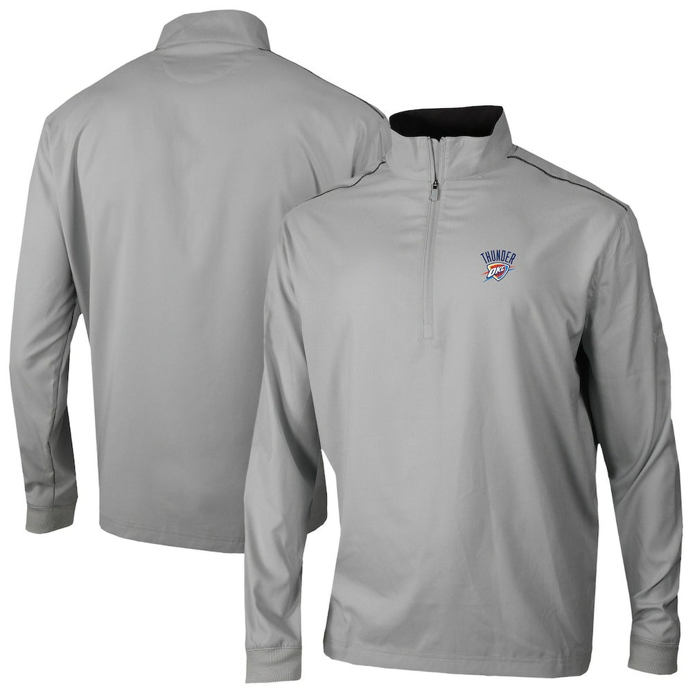 Oklahoma City Thunder Omni-Wick Bogey's Paradise Quarter-Zip Top Gray