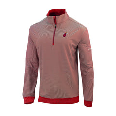 Miami Heat Omni-Wick Even Lie Quarter-Zip Top Red