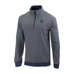 Minnesota Timberwolves Omni-Wick Even Lie Quarter-Zip Top Navy