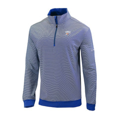 Oklahoma City Thunder Omni-Wick Even Lie Quarter-Zip Top Blue