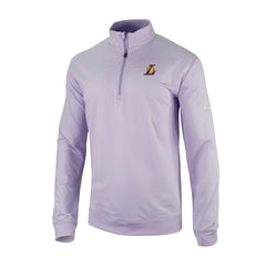 Los Angeles Lakers Omni-Wick Even Lie Quarter-Zip Top Purple