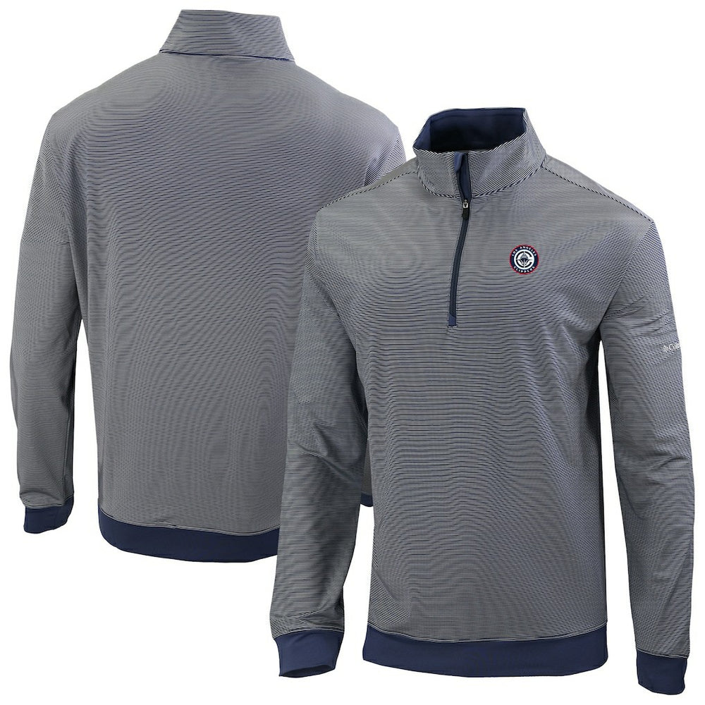 LA Clippers Omni-Wick Even Lie Quarter-Zip Top Navy