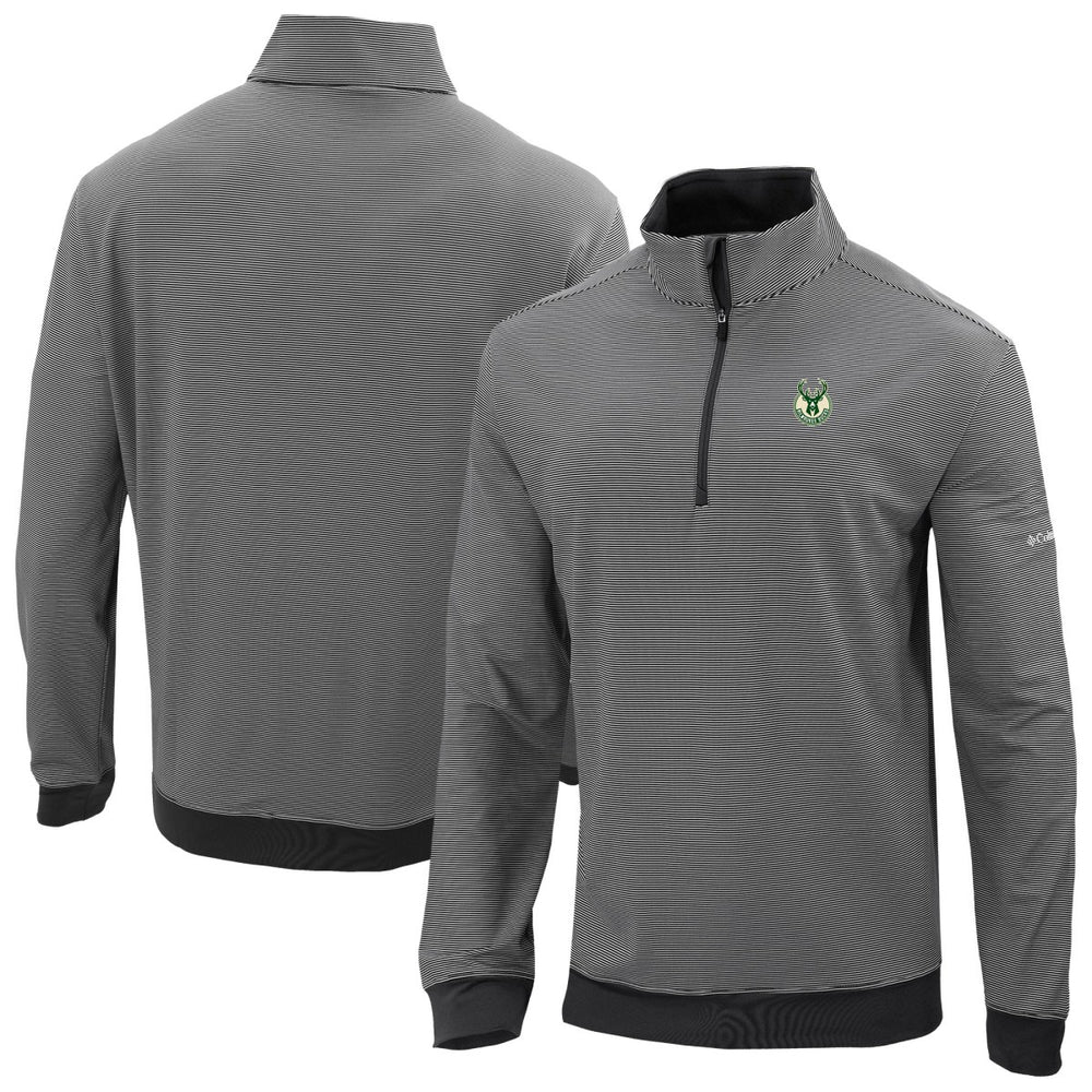 Milwaukee Bucks Omni-Wick Even Lie Quarter-Zip Top Black