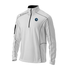 Minnesota Timberwolves Omni-Wick Shotgun Quarter-Zip Jacket White