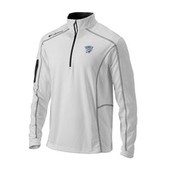 Oklahoma City Thunder Omni-Wick Shotgun Quarter-Zip Jacket White