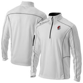 Portland Trail Blazers Omni-Wick Shotgun Quarter-Zip Jacket White