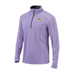 Los Angeles Lakers Omni-Wick Shotgun Quarter-Zip Jacket Purple