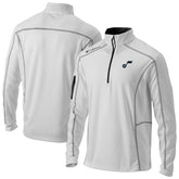 Utah Jazz Omni-Wick Shotgun Quarter-Zip Jacket White