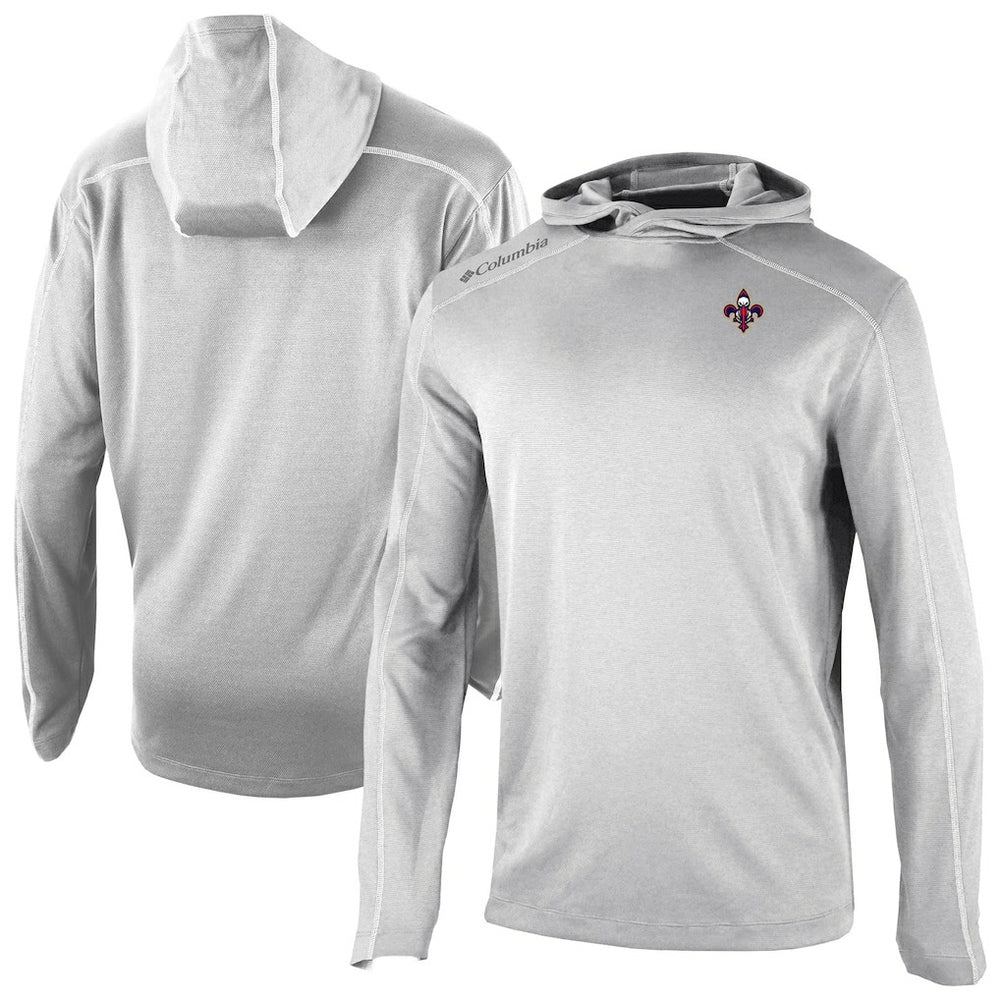 New Orleans Pelicans Omni-Wick Shotgun Pullover Hoodie Gray