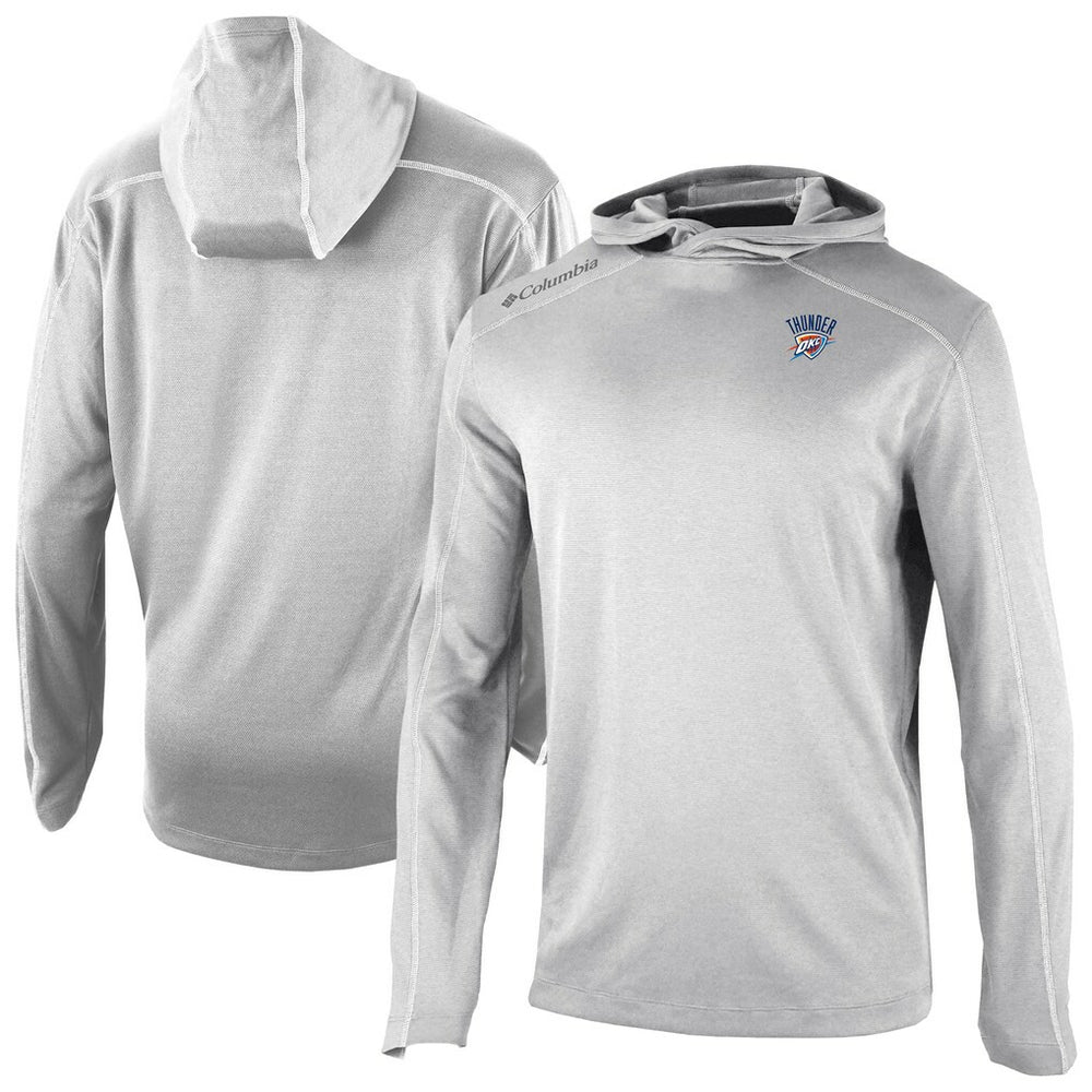 Oklahoma City Thunder Omni-Wick Shotgun Pullover Hoodie Gray
