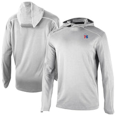 Philadelphia 76ers Omni-Wick Shotgun Pullover Hoodie Gray