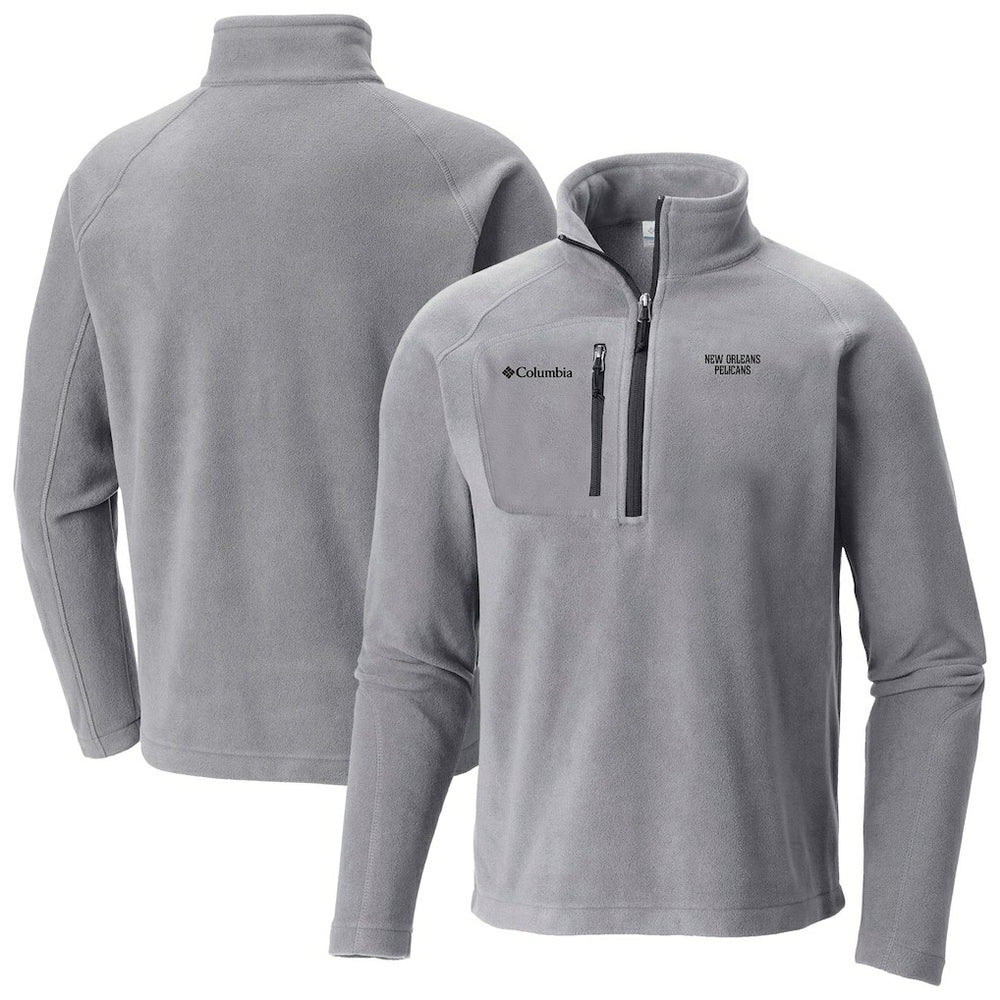 New Orleans Pelicans Fast Trek III Half-Zip Fleece Pullover Gray
