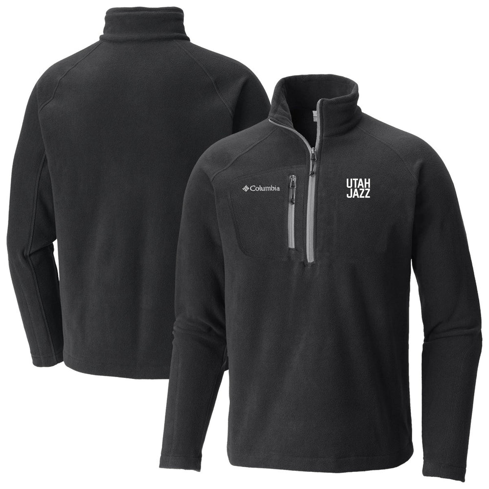 Utah Jazz Fast Trek III Half-Zip Fleece Pullover Black