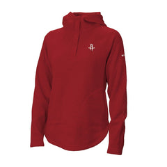 Houston Rockets Women's Sweater Weather Quarter-Snap Hoodie Red