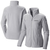 Minnesota Timberwolves Women's Give & Go II Fleece Full-Zip Jacket Gray