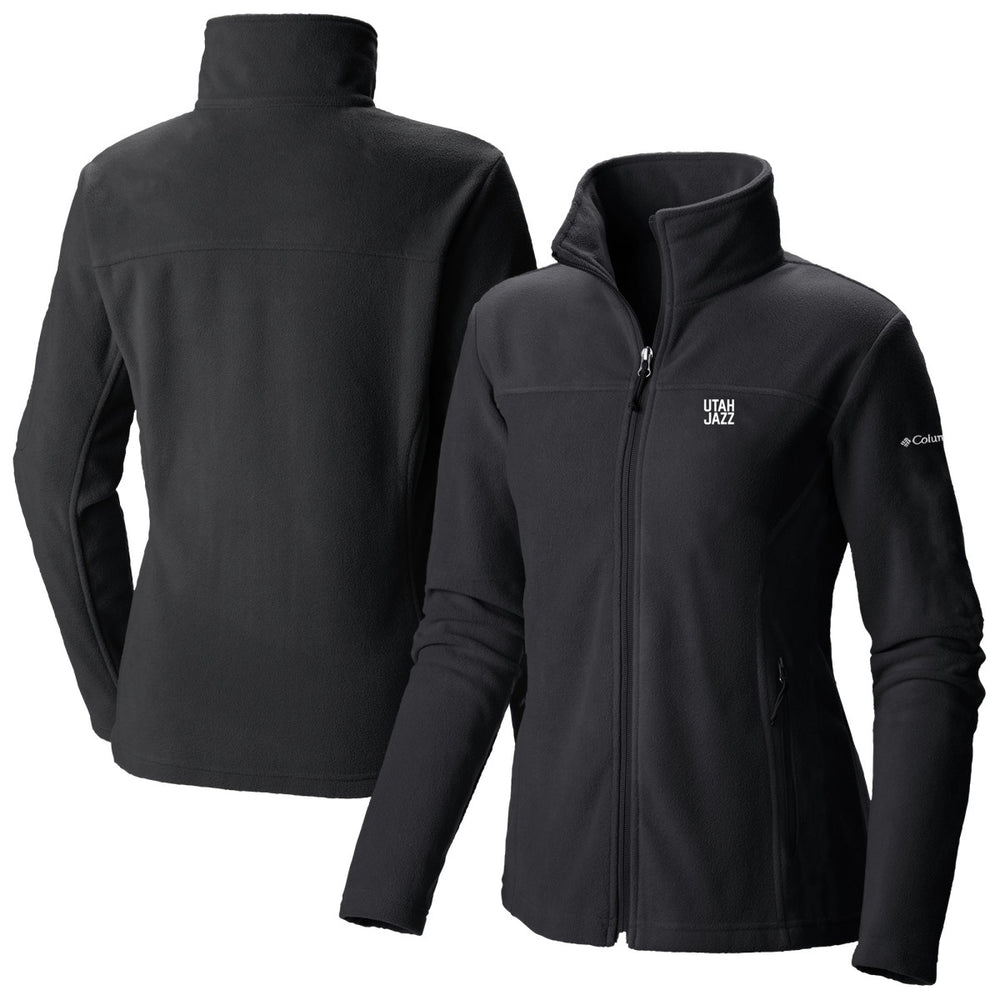 Utah Jazz Women's Give & Go II Fleece Full-Zip Jacket Black