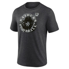 Las Vegas Raiders Sporting Chance Tri-Blend T-Shirt Charcoal