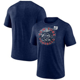 New York Giants Sporting Chance Tri-Blend T-Shirt Navy