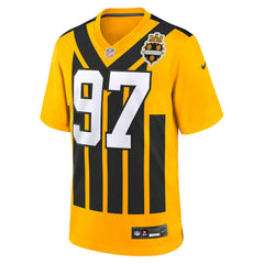 NFL Cameron Heyward Pittsburgh Steelers Alternate 1933 Throwback Game Jersey - Gold