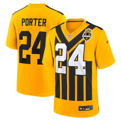Joey Porter Jr. Pittsburgh Steelers Alternate 1933 Throwback Game Jersey Gold