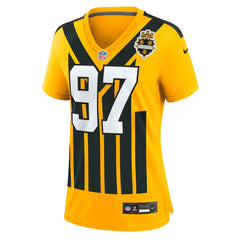 Cameron Heyward Pittsburgh Steelers Women's Alternate 1933 Throwback Game Jersey Gold