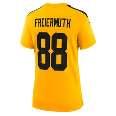 Pat Freiermuth Pittsburgh Steelers Women's Alternate 1933 Throwback Game Jersey Gold