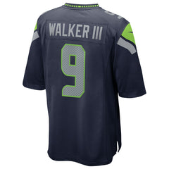 NFL Kenneth Walker III Seattle Seahawks 50th Season Game Jersey - College Navy