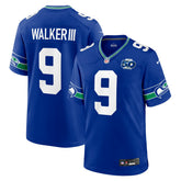 Kenneth Walker III Seattle Seahawks Alternate 50th Season Game Jersey Royal