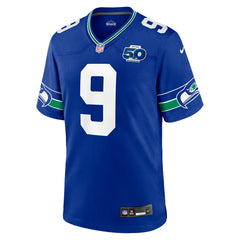 NFL Kenneth Walker III Seattle Seahawks Alternate 50th Season Game Jersey - Royal