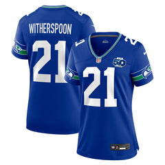 NFL Devon Witherspoon Seattle Seahawks Women's Alternate 50th Season Game Jersey - Royal