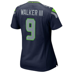 NFL Kenneth Walker III Seattle Seahawks Women's 50th Season Game Jersey - College Navy