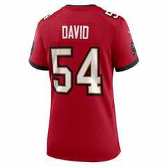 NFL Lavonte David Tampa Bay Buccaneers Women's 50th Anniversary Team Game Jersey - Red