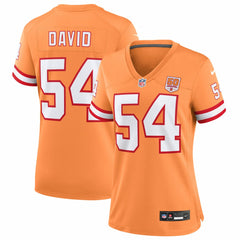 NFL Lavonte David Tampa Bay Buccaneers Women's 50th Season Game Jersey - Creamsicle