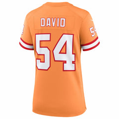 NFL Lavonte David Tampa Bay Buccaneers Women's 50th Season Game Jersey - Creamsicle
